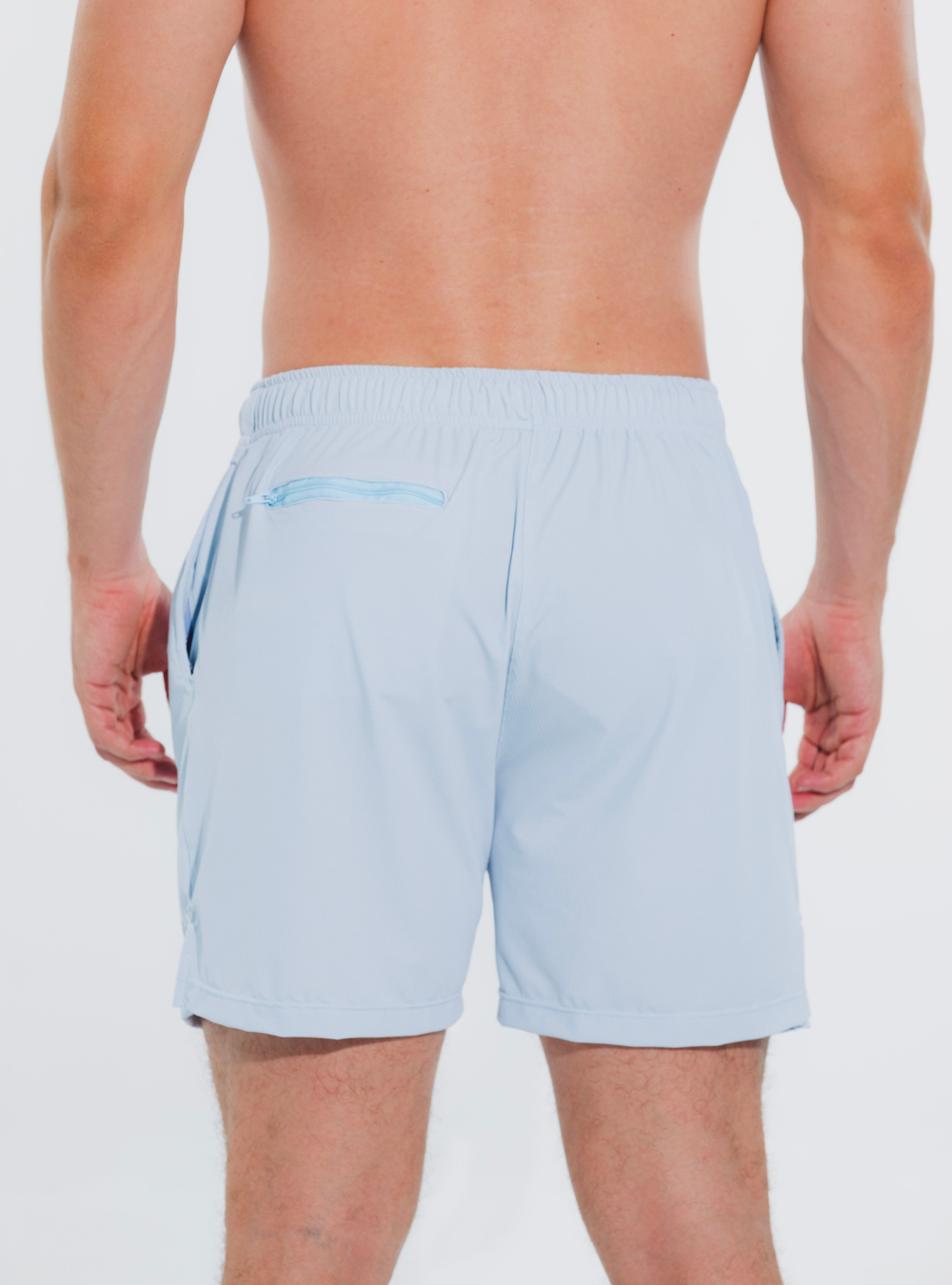 Pantaloneta Ajustada Hive Five Hombre Baby Blue